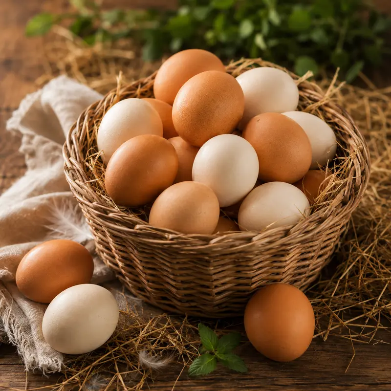 Fresh farm Desi Murgi country chicken eggs